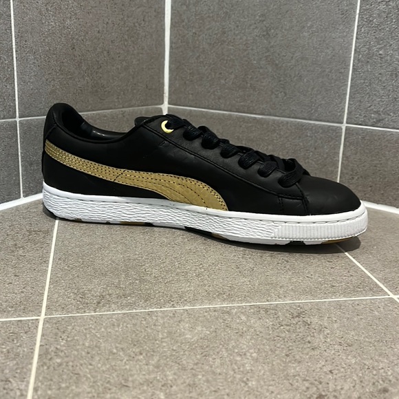 Puma Basket Stars x The Great Gastby Villa shoes sneakers black Men’s Size 8 - Picture 4 of 14